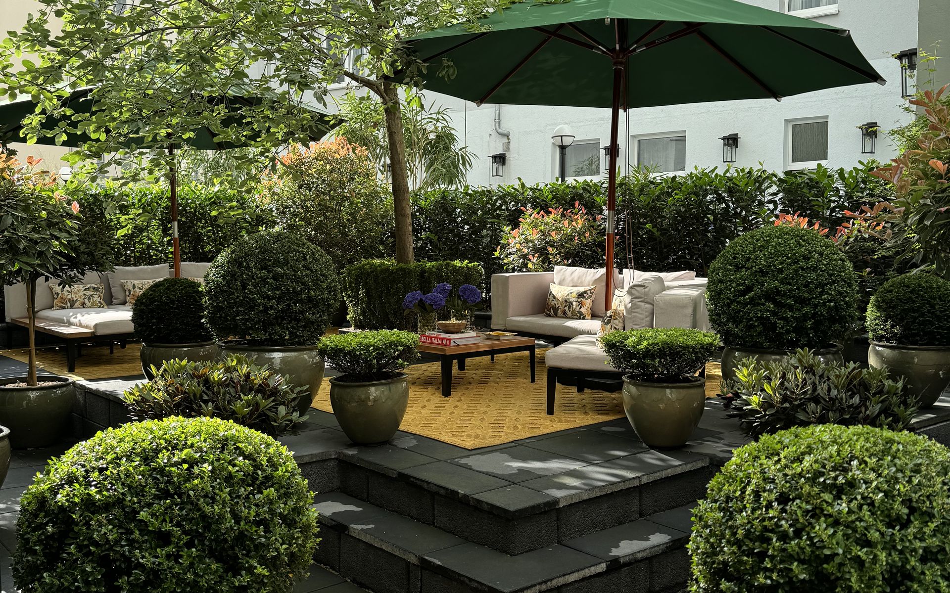 Innenhof mit Garten