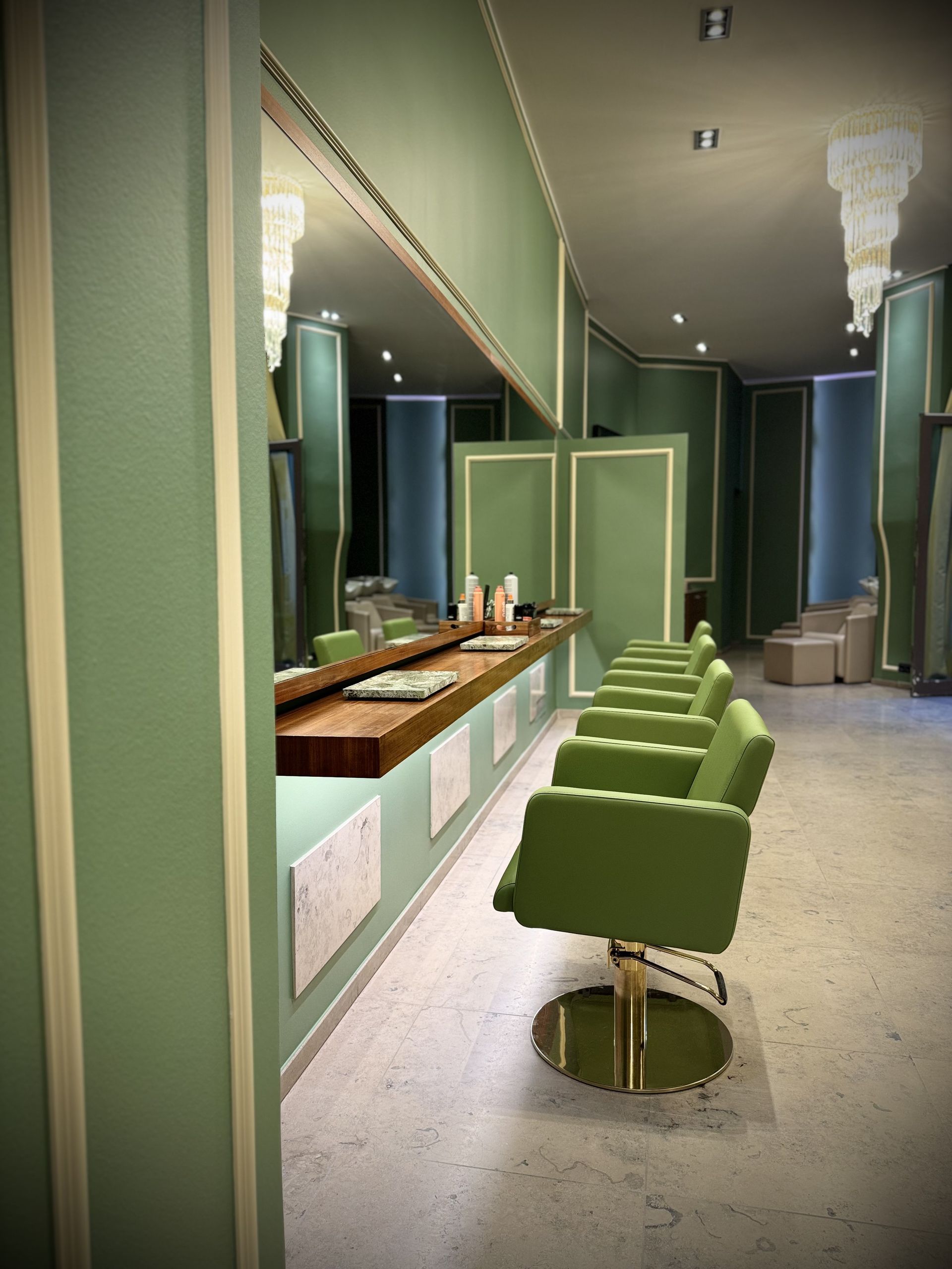 Styling-Plätze im Atelier